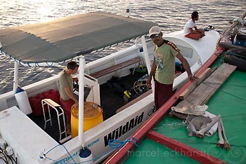 Ranger Patrol on duty. Misool Eco Resort, Raja Ampat, Indonesia