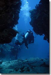 Swim-through at Tatuba Point, Vanuatu