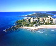 Aerial of Coolangata/Tweed - Photo and text courtesy of Tourism QLD