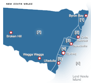 New South Wales Map